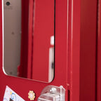 Mavoro Magnetic Locker Mirror | 7x9in Acrylic Mirror - Unbreakable Mirror | Sleek Frameless Mirror | Glassless Safety Kids Mirror (1 Pack)