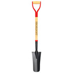 HIGHLIGHT Spade Shovel Digging Trench Garden 45 Inch D Grip Steel Shovel