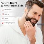 2X Concentration Biotin Beard Balm for Men & Conditioning Beard Wax - Made with Castor Oil Natural and Organic Ingredients - Hydrates & Thickens Facial Hair Growth- 2 Ounce Tin (Vanilla)