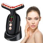 Facial Massager Red-Light-Therapy-for-Face, Neck Skin - Face S culpting Wand Tool, L E D Facial Beauty Device Portable at-Home Face Tool for Skin Care