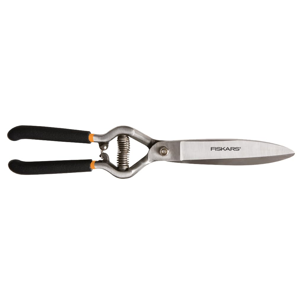 Fiskars 5" Forged Grass Shears, Handheld Grass Clippers for Lawn & Garden