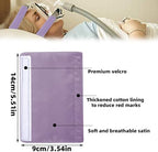 6 Packs Satin CPAP Strap Covers Soft, CPAP Mask Cushions, Breathable CPAP Strap Cushions, CPAP Hair Protector for Women, Universal Silk CPAP Strap Covers for Reducing Red Marks (Light Purple)