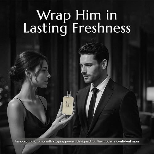 PB ParfumsBelcam G e��u Black Eau De Toilette Spray for Men ��� 100 mL Affordable, Long-Lasting Fresh Aquatic Fragrance & Spicy Aquatic Scent with Sandalwood & Patchouli for Day & Night Use