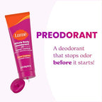 Lume Whole Body Deodorant Plus Sweat Control - Smooth Cream Tube - 72 Hour Odor And Sweat Control - Baking Soda Free, Skin Loving - 3.0 ounce (Pack of 2) (Clean Tangerine)