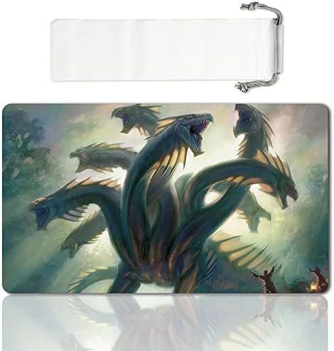 Board Game MTG Playmat Games Size 60X35 cm CCG Compatible for MTG CCG RPG Trading Card Game (Khalni Hydra)