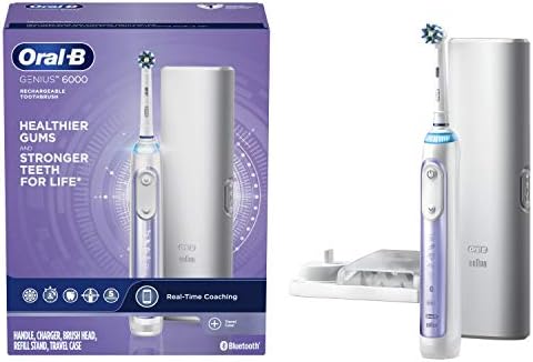 Oral-B Genius 6000 Electric Toothbrush, Orchid Purple
