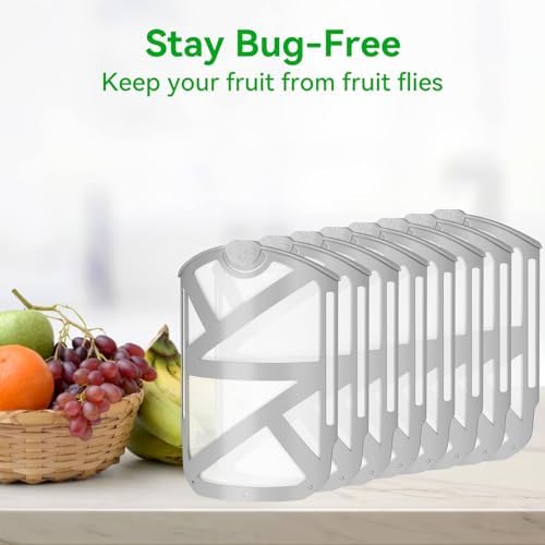 8Pcs Mosquito Bug Light Flying Insect Trap Refills 8 Pack Compatible with ZEVO, Indoor Fruit Fly Refill Cartridge Sets for Plug-in Light M364 and Max