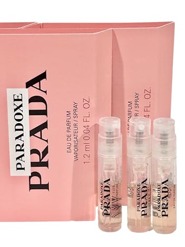 Prada PARADOXE Sample Perfume WOMEN Spray Vial 1.2 ml / 0.04 oz - Set of 3