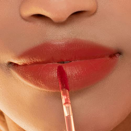 ETUDE Fixing Tint #06 Soft Walnut 4g | Long Lasting, High Pigmented Liquid Lipstick, Lip Stain, Waterproof, Lightweight matte finish, Full Coverage