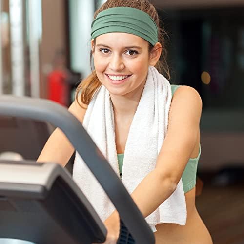 Women's Workout Headbands Non Slip Sport Sweatbands Yoga Hairbands for Travel Fitness Athletic Elastic Moisture Wicking for Girls