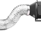 4-Inch Dryer Vent Hose 26FT, Flexible Aluminum Duct with 2 Clamps, Heavy-Duty Four Layer Protection for HVAC Ventilation and Exhaust