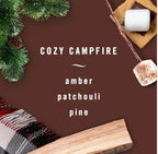 Febreze Odor-Fighting Fade Defy Plug Air Freshener - Cozy Campfire - 1.74 fl oz/2pk + Small Spaces Cozy Campfire (1 Count)