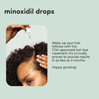 HIMS & HERS Triple Threat Shampoo, Conditioner and 2% Minoxidil Serum - Hair Loss Treatment For Women - Includes Minoxidil Serum, Color Safe Hair Thickening Shampoo and Conditioner - 3 Count