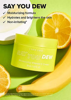 I DEW CARE Vitamin C Face Moisturizer - Say You Dew | Korean Skin Care Routine Panthenol, Niacinamide, Non-irritating, Hydrate and Illuminate Glass Smoother Skin, Lightweight, 1.69 FL Oz