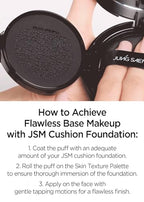 [JUNGSAEMMOOL OFFICIAL] Cushion Puff Set (10p) Black