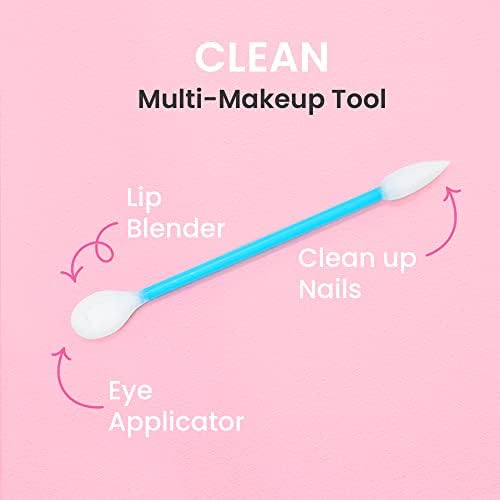 Fran Wilson EYE TEES COTTON TIPS 80 Count (2 PACK) - Precision Makeup Applicator, Double-sided Swabs with Pointed and Rounded Ends for Perfect Blending, Effective Cleaning and Precise Touch-ups