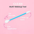 Fran Wilson EYE TEES COTTON TIPS 80 Count (3 PACK) - Precision Makeup Applicator, Double-sided Swabs with Pointed and Rounded Ends for Perfect Blending, Effective Cleaning and Precise Touch-ups