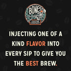 Bones Coffee Company Spongebob Goofy Goober Sundae Flavored Coffee Beans, Whole Bean Coffee Medium Roast Low Acid, Banana Split Flavor (12 oz)