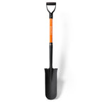 KOLEIYA Drain Spade, 45 Inch Heavy Duty Sharp Shooter Shovel with Fiberglass Handle, D-Grip Digging Shovel for Gardening, Planting, Trenching & Transplanting