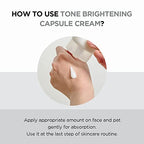 SKIN1004 Madagascar Centella Tone Brightening Capsule Cream 2.53 fl.oz, 75ml, Non-sticky Hydrating Brightening