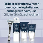 Gillette SkinGuard Razors, 1 Gillette Razor, 4 Razor Blade Refills, Designed for Men with Skin Irritation, Razor Bumps, and Sensitive Skin