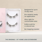 FlutterHabit The Shorties Lashes, 2 Sets of Eyelashes, DIY Natural Lash Extensions, Up to 10 Day Lash Wear, Salon Quality Cluster Eyelashes for a Natural Look, No Glue Included