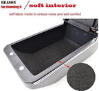 OQHAIR Armrest Box Dual Layer Car Armrest Cup Holder Center Centre Console Storage Box Tray Leather For VW For Polo Mk4 2002-2009 (9N/9N3)