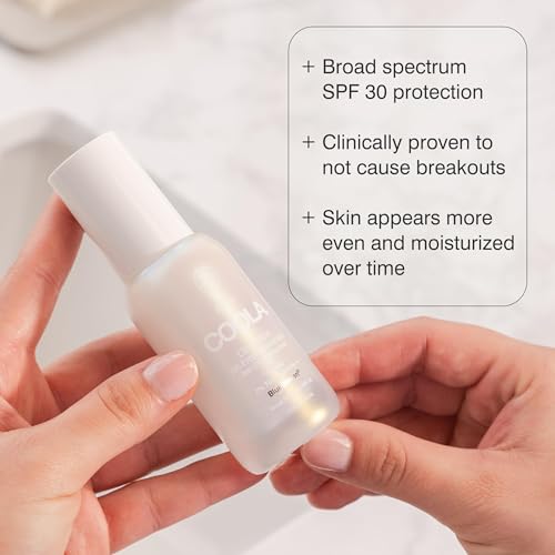 COOLA Clear Skin Oil-Free Moisturizer with SPF 30, Dermatologist Tested Sunscreen with Niacinamide & Centella Asiatica, 1.1 Fl Oz