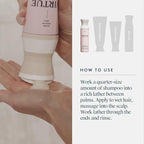 VIRTUE Smooth Sulfate Free Shampoo for Frizz Control for Curly Hair, Safe for All Hair Types, Color Safe