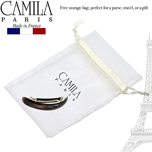 Camila Paris CP2638 French Hair Barrette Clip for Girls for Thick Curly Wavy Long Hair, Strong Hold Grip Hair Clips for Women, Automatic, No Slip Durable Styling Girls Hair Accessories, Made in France