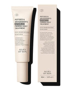 Allies of Skin Peptides & Antioxidants Advanced Firming Daily Treatment with 13 Brighteners, 9 Antioxidants, 7 Firming Peptides, 5% Teprenone & Ferulic Complex and 3% Biotech Algae Complex 48ml/1.6oz