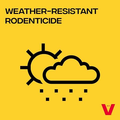 Victor Rat Poisoning for Inside & Outside Use - Kills Rats, Mice, Meadow Voles | Mouse Poisoning for Indoor & Outdoor Areas, Ready-to-Use