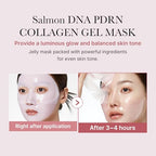 medicube Daily Skincare Duo for Uneven Skin - Deep Vitamin C Golden Capsule Face Moisturizer + Salmon DNA PDRN pink collagen jelly gel mask