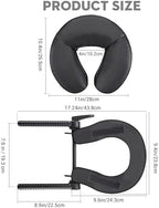Universal Massage Table Face Cradle & Cushion, Adjustable Massage Chair Spa Bed Headrest & Face Pillow Support, Massage Platform Head Rest Cushion Cradle for Salon Home Mattress Top Massage Kit