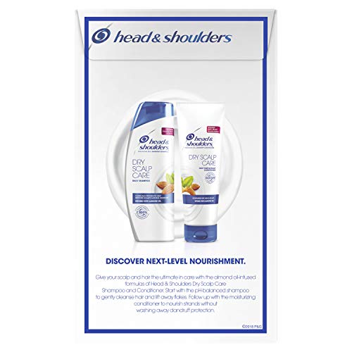 Head and Shoulders Dry Scalp Care Daily-Use Anti-Dandruff Shampoo and Conditioner Twin Pack