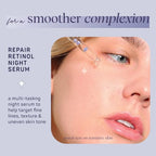 Spa Life Face Serum: REPAIR Retinol Night Serum 100 ml (3.7 oz) Smoothing, Resurfacing, Gently Exfoliating - Targets Fine Lines, Texture, Dark Spots - Boosts Cellular Turnover & Clearer Skin