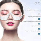 Revital Eyes Red Light Glasses, Revitaleye Therapy Advanced Under-Eye Renewal Therapy,Revitaleyes Microcurrent Eye Beauty Device, Diminishes Dark Circles and Wrinkles, Universal Size, White