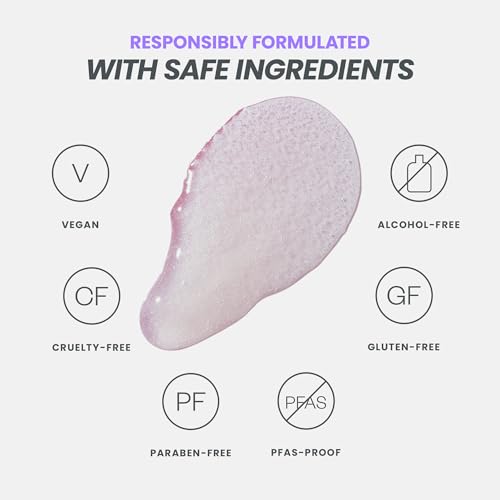 Wonderskin Lip Rehab Serum Oil - Color Changing Lip Oil from Clear to Pink - PH-activated, Non-sticky & Hydrating Tinted Serum for Dry Lips (Kissed)