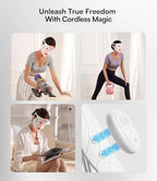 Red Light Therapy Mask for Face, Glow Wireless LED Face Mask Light Therapy with Near-Infrared Red Light (NIR), Rechargeable and Ergonomic Design for Home & Travel