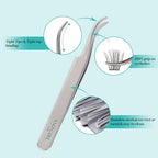 Lash Extension Kit,DIY Eyelash Clusters Kit 168Pcs with Lash Bond and Seal Glue Waterproof,Eyelashes Remover for Lash Cluster Extensions Kit for Beginner,Lashes Applicator Tool(Medusa,D-Mix8-16mm Kit)