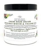 Croton Zambesicus (also know as Chebe powder) Hair Growth Cream|Leave in Conditioner|With Fermented Rice Water & Tallow|Aloe Vera|Sea Moss (Unscented, 8 oz)