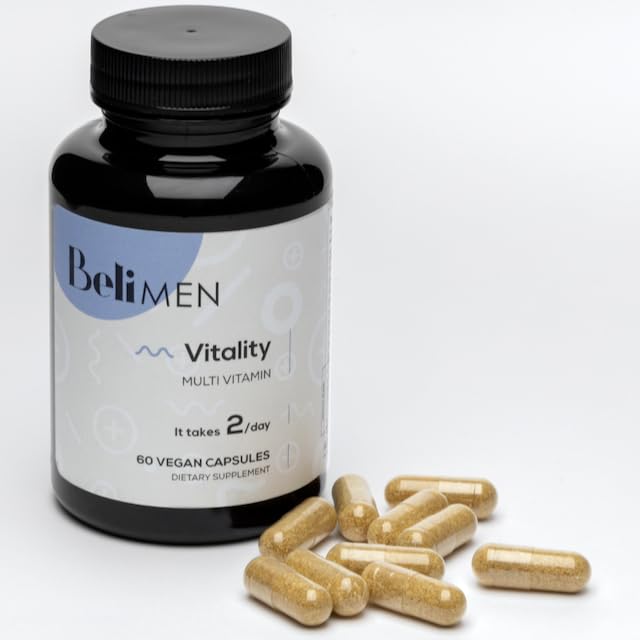Men Prenatal Multivitamin, Optimized for Reproductive and Sperm Health, 60 Vegan Capsules (30-Day Supply)