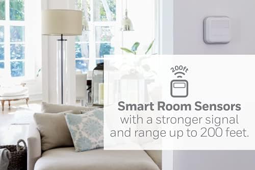 Honeywell Home T9 WiFi Smart Thermostat with 1 Smart Room Sensor, Touchscreen Display