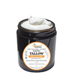 Whipped Tallow cream, LAVENDER VANILLA tallow balm, dry skin body butter, tallow Face and Body moisturizer 4fl.oz (Sandalwood Vanilla)