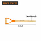 Truper Replacement Handle for Classic Shovel with Y Grip, 28-Inch Wood Handle, Anti-Rotation Fixing System (Model MG-PY / 15900)