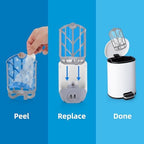 Refill Cartridge Kit Replacement Compatible with ZEVO M364 Flying Insect Trap (8 Pack)