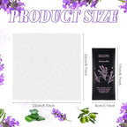 Hot or Cold Moist Cotton Towel Bulk Moist Towelettes Individually Wrapped 8.7" x 8.7",White Towel Services,Refreshment Pre Moistened Towels Lavender Scent for Travel Sport Party Spa Dentist Hotel