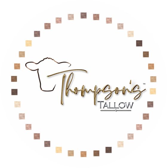 Thompson’s Tallow – Beef Tallow for Skin, 100% Grass-Fed Whipped Tallow Balm Moisturizer with Abyssinian Oil, Manuka Honey & Propolis, Herb-Infused, USA Handmade, Rose