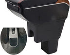 OQHAIR Armrest Box Armrest Box Retrofit Parts Center Console Special Storage Space Car Elbow Rest USB For Suzuki Celerio 2009-2023