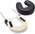 Udefineit Adjustable Massage Table Face Cradle & Pillow, SPA Massage Table/Bed/Chair Headrest Platform with Face Pillow, Massage Home Mattress Top Massage Kit Head Face Rest Support & Face Cushion